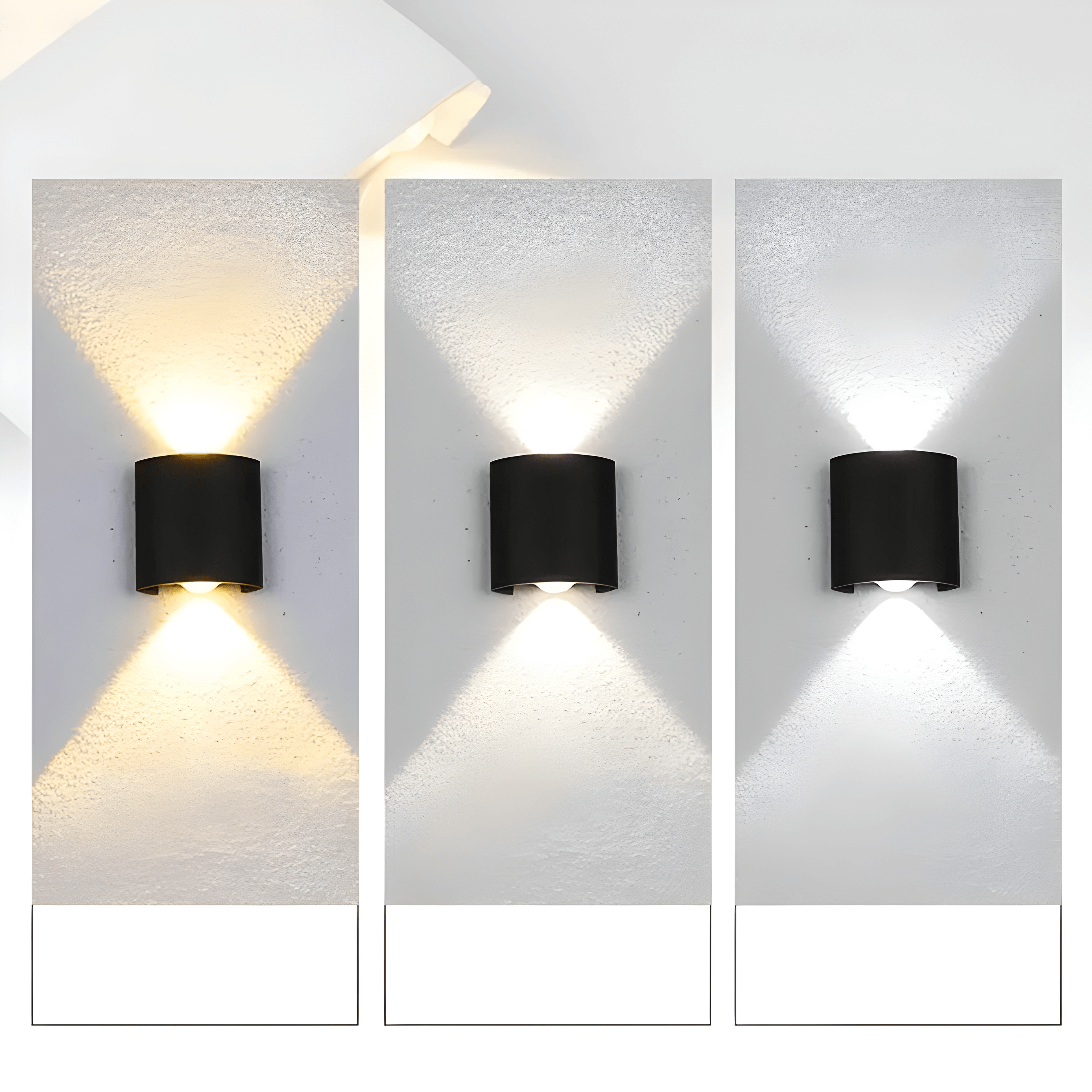 Krona – Led Vegglampe 3-pakning (Minimalistisk Design)
