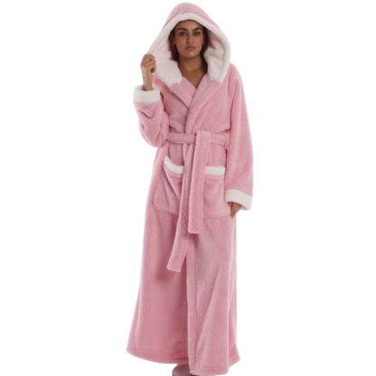 Lang Hettebadekåpe – Myk og Varm | Perfekt for Hjemmebruk og Reise