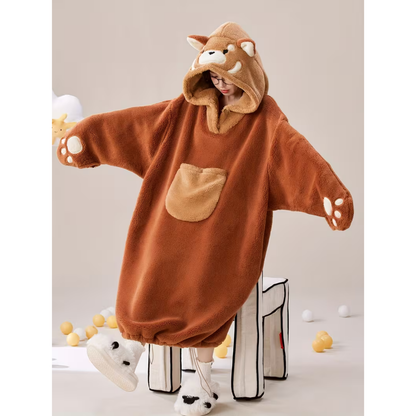 Hettepledd for Dame – Ekstra Varmt og Koselig | Oversize Komfort for Hjemme og Utendørs