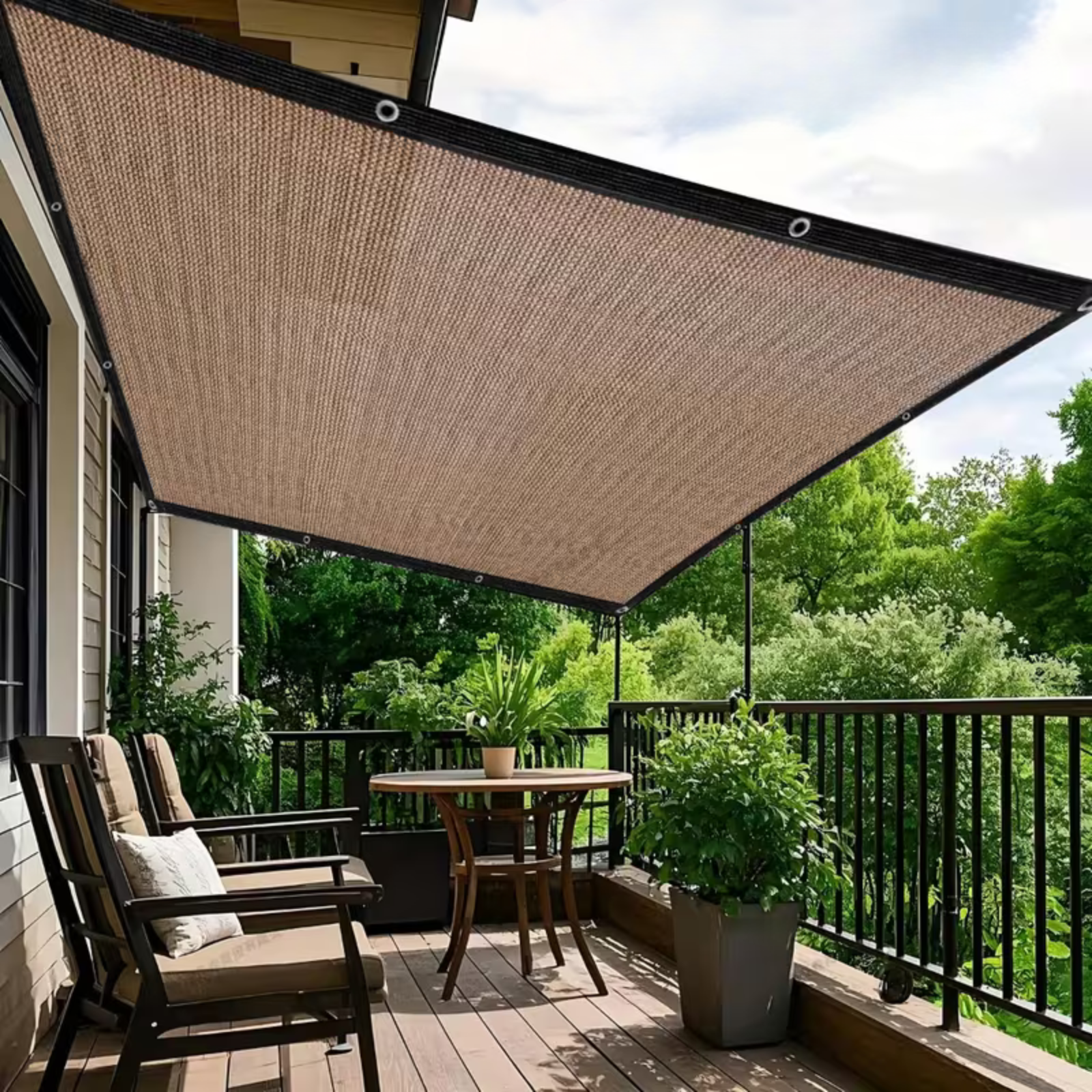 Skyggenett Med Maljer – Solbeskyttelse For Hage, Terrasse Og Drivhus