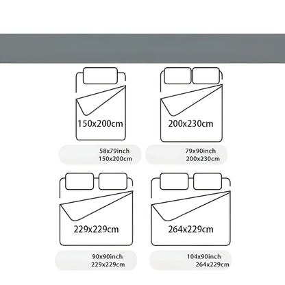 Sengetøysett med Hjertemønster – Mykt og Varmt | Koselig 3-delt Plysjsett i Lys Beige