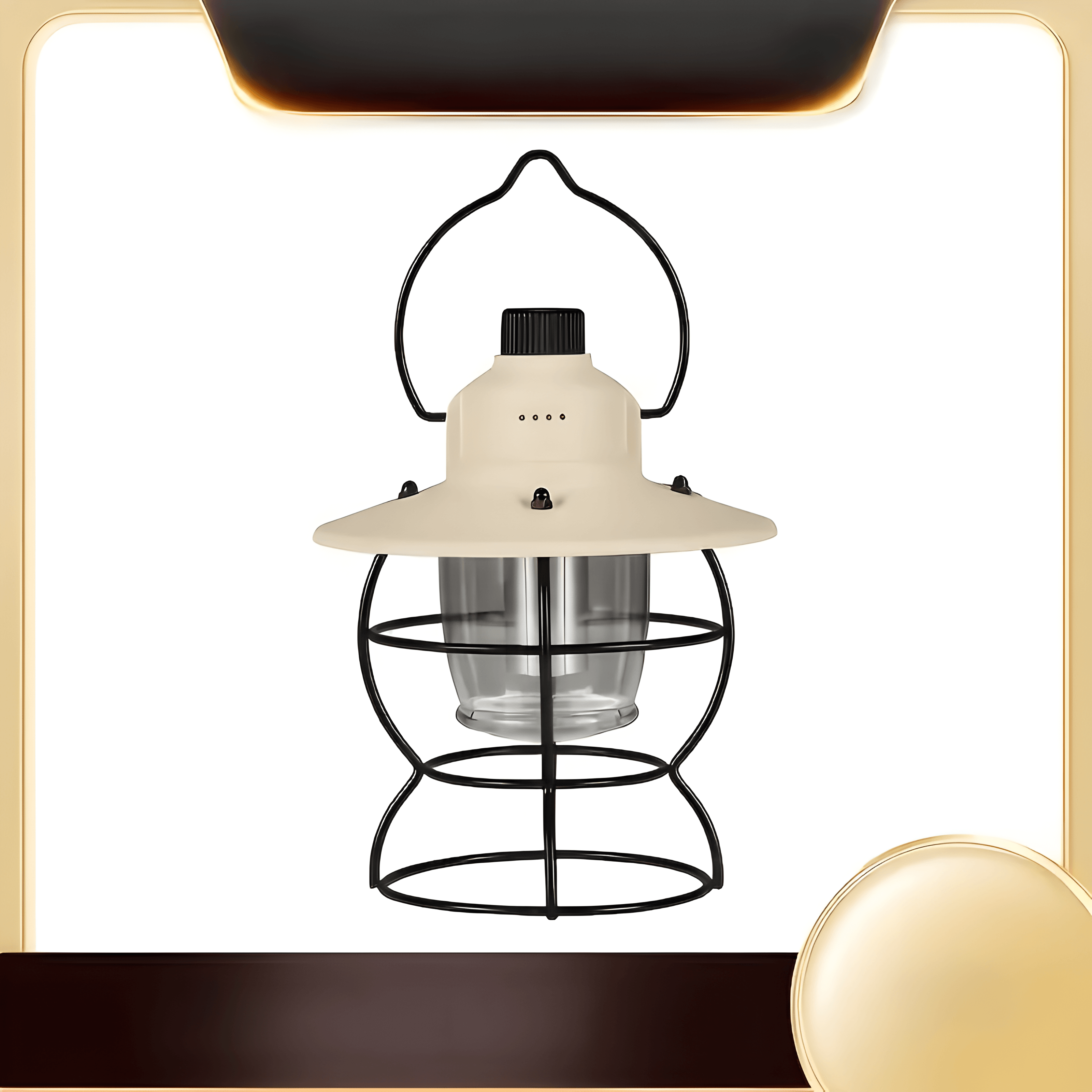 NordLys – Campinglampe i LED, Oppladbar og Bærbar