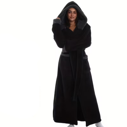 Lang Hettebadekåpe – Myk og Varm | Perfekt for Hjemmebruk og Reise