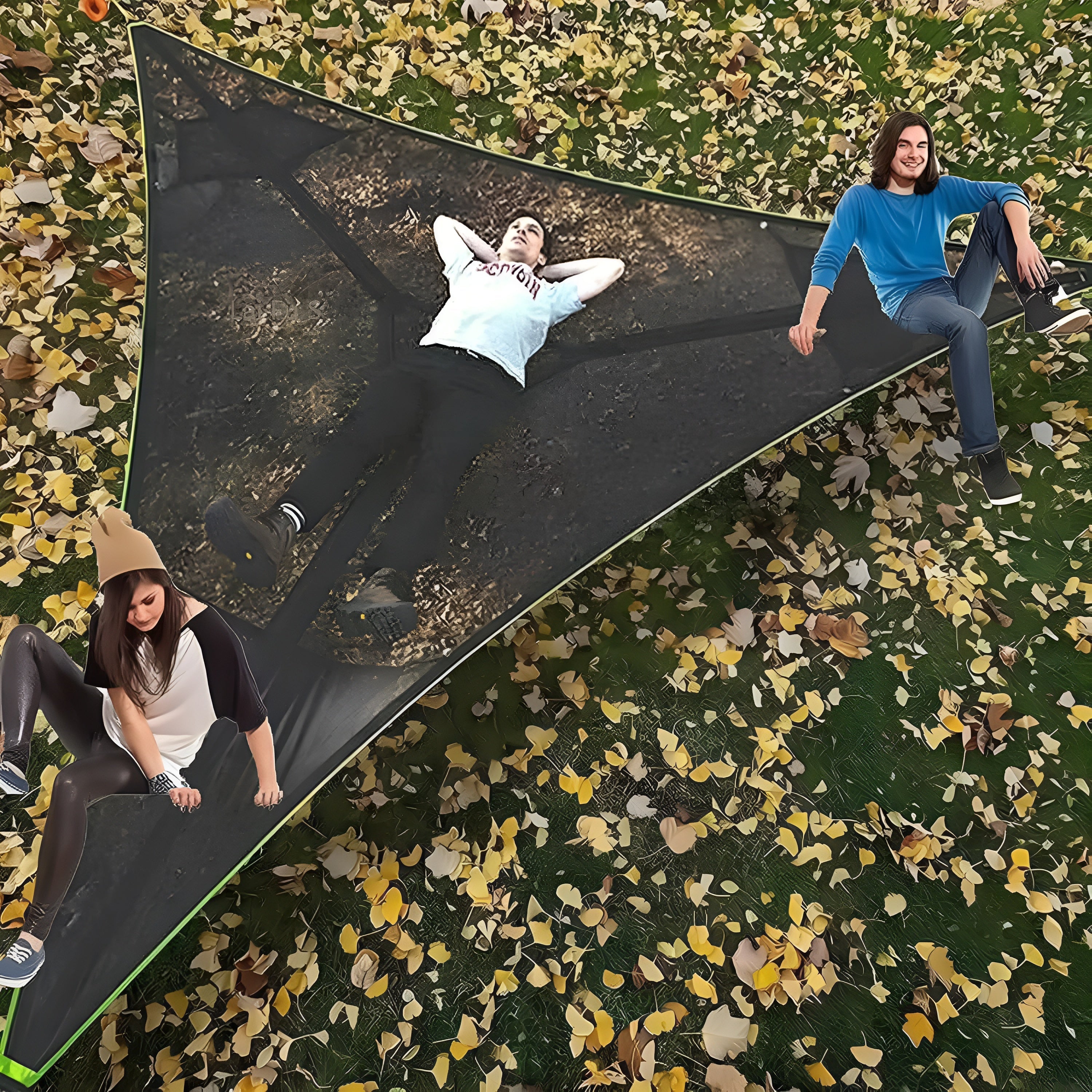 Flerepersoners Hengekøye – Komfortabel og Solid | Perfekt for Hage og Camping