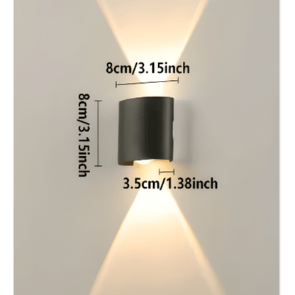 Krona – Led Vegglampe 3-pakning (Minimalistisk Design)