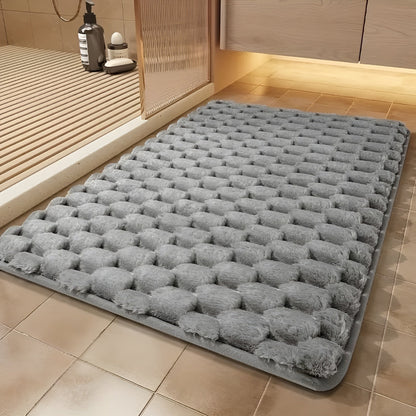Sklisikker badematte med Minneskum – Ekstra myk og sklisikker | Ideell for Baderom, Soverom og Seng
