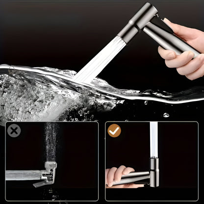 Bidet Hånddusj Sett – Hygienisk og Allsidig | Rustfritt Stål for Bad og Toalett