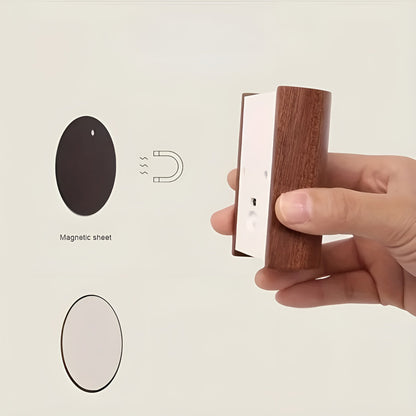 LED Vegglampe i Tre – Med Bevegelsessensor og USB | Perfekt for Gang og Trapp