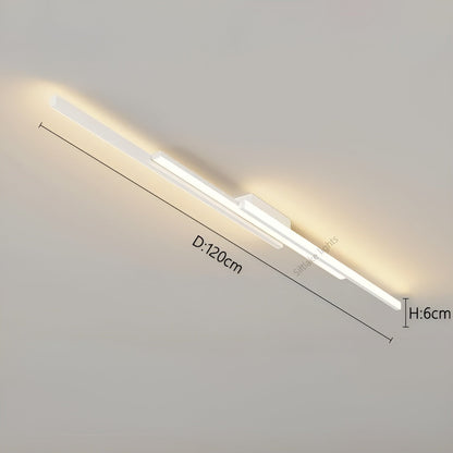 Lang LED-taklampe – Slankt og Stilrent Design | Perfekt Belysning for Gang, Trapper og Soverom