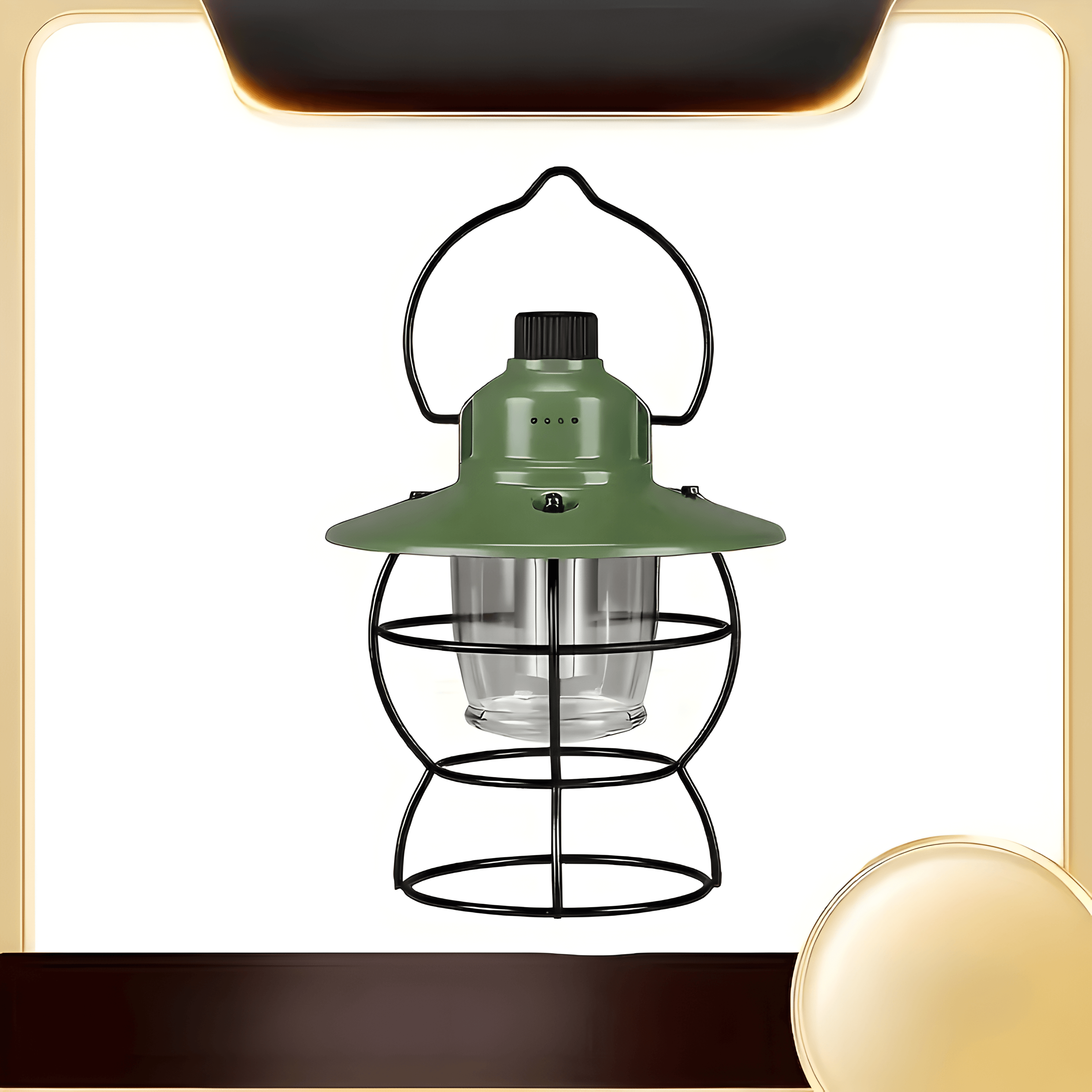 NordLys – Campinglampe i LED, Oppladbar og Bærbar