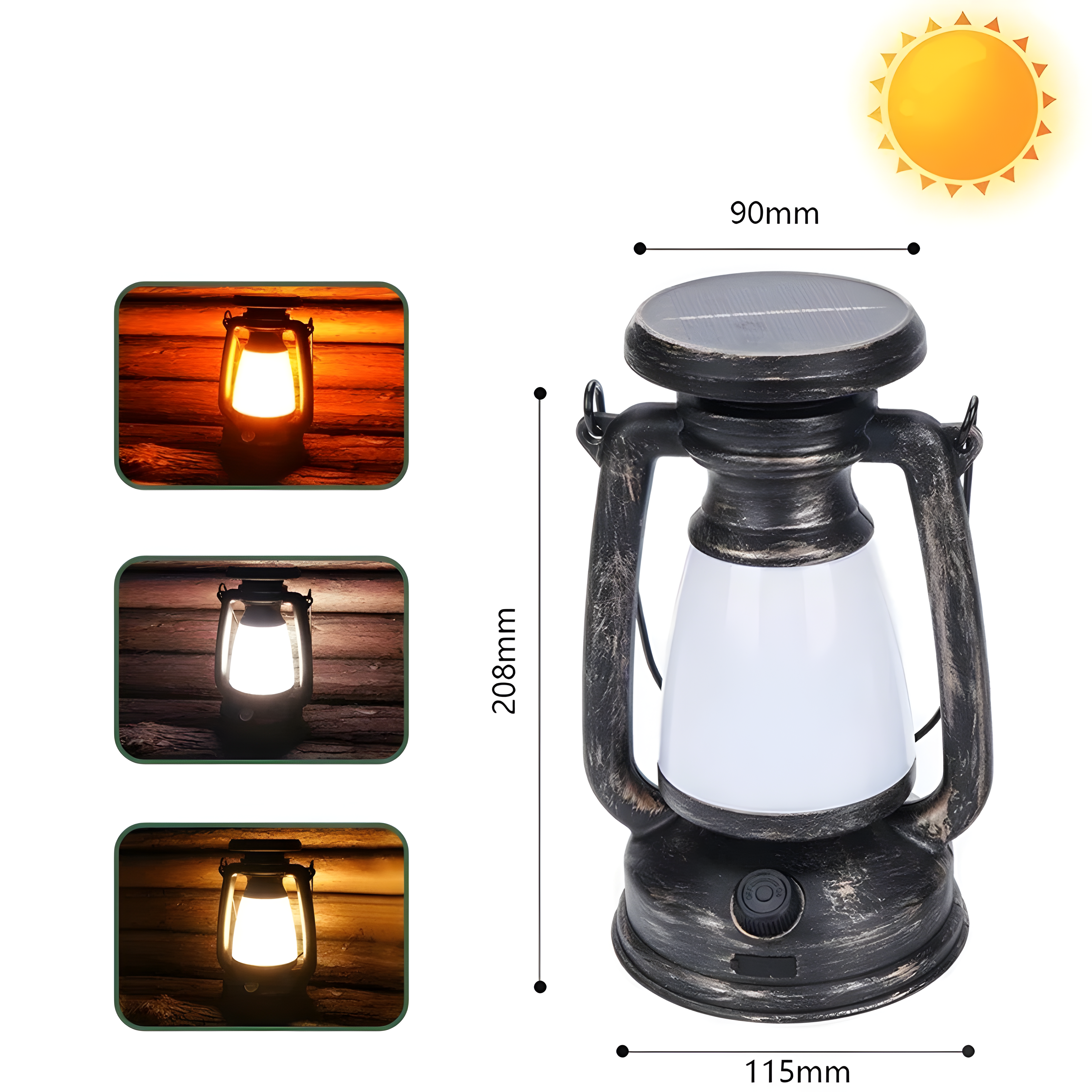 Ribla – Campinglampe Med 3 Lysmoduser (Usb-oppladbar)