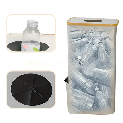 Stor Sammenleggbar Søppelbøtte – Praktisk og Plassbesparende | Perfekt for Kjøkken, Bad og Kontor