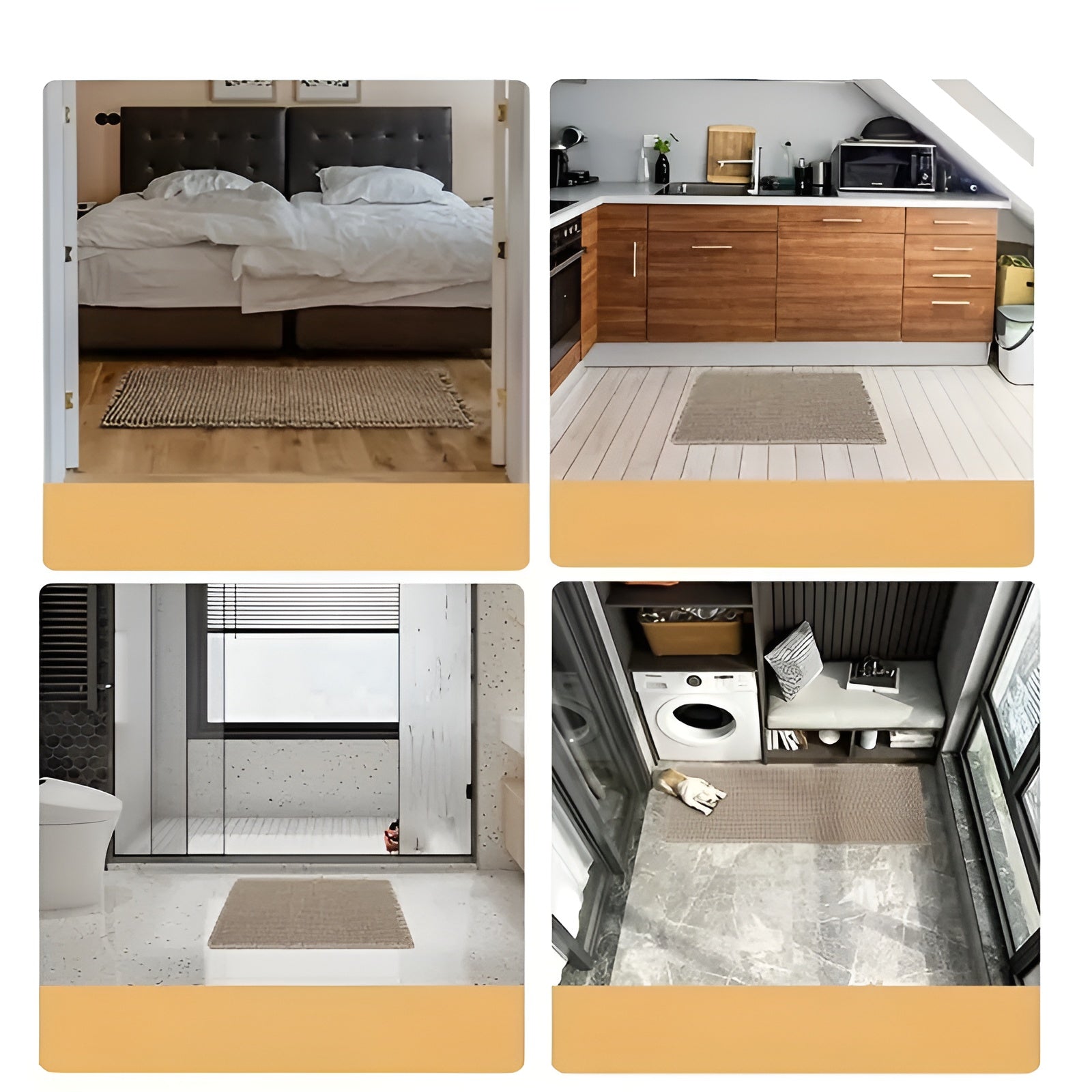 Løperteppe med Vaffelmønster – Skli­sikkert og Slitesterkt | Perfekt for Hjemmet