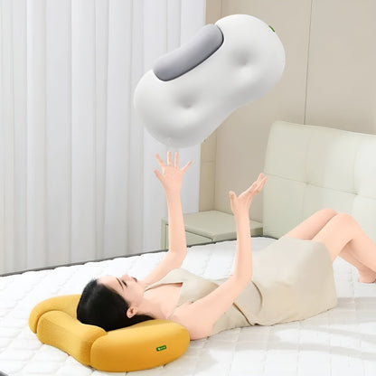 Nackenkissen aus Memory-Schaumstoff – Ergonomisches orthopädisches Konturstützkissen Bettkissen zur Linderung von