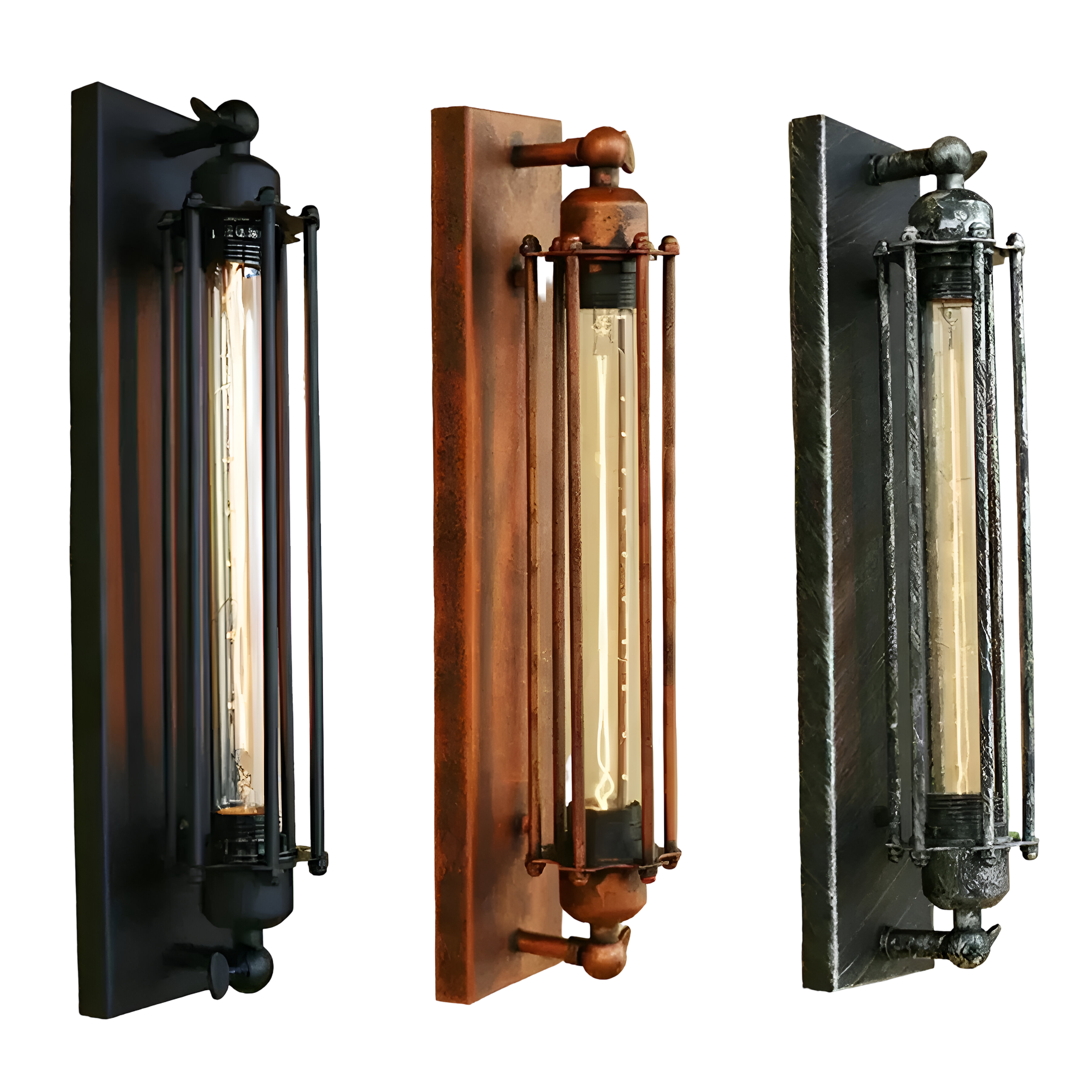 Vegglampe i Vintage-Stil – Dekorativ og Stemningsfull | Perfekt for Stue og Gang