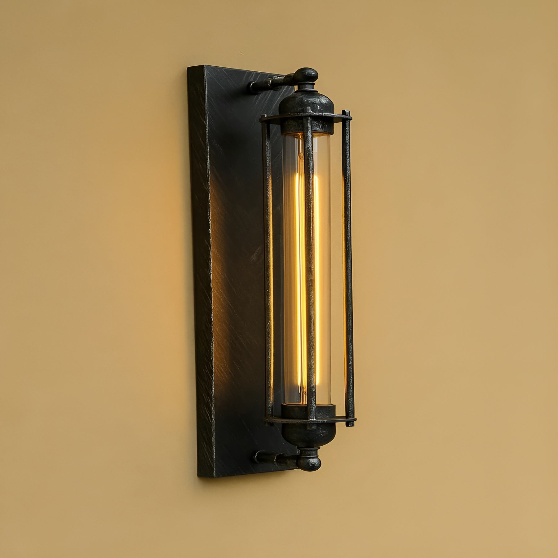 Vegglampe i Vintage-Stil – Dekorativ og Stemningsfull | Perfekt for Stue og Gang