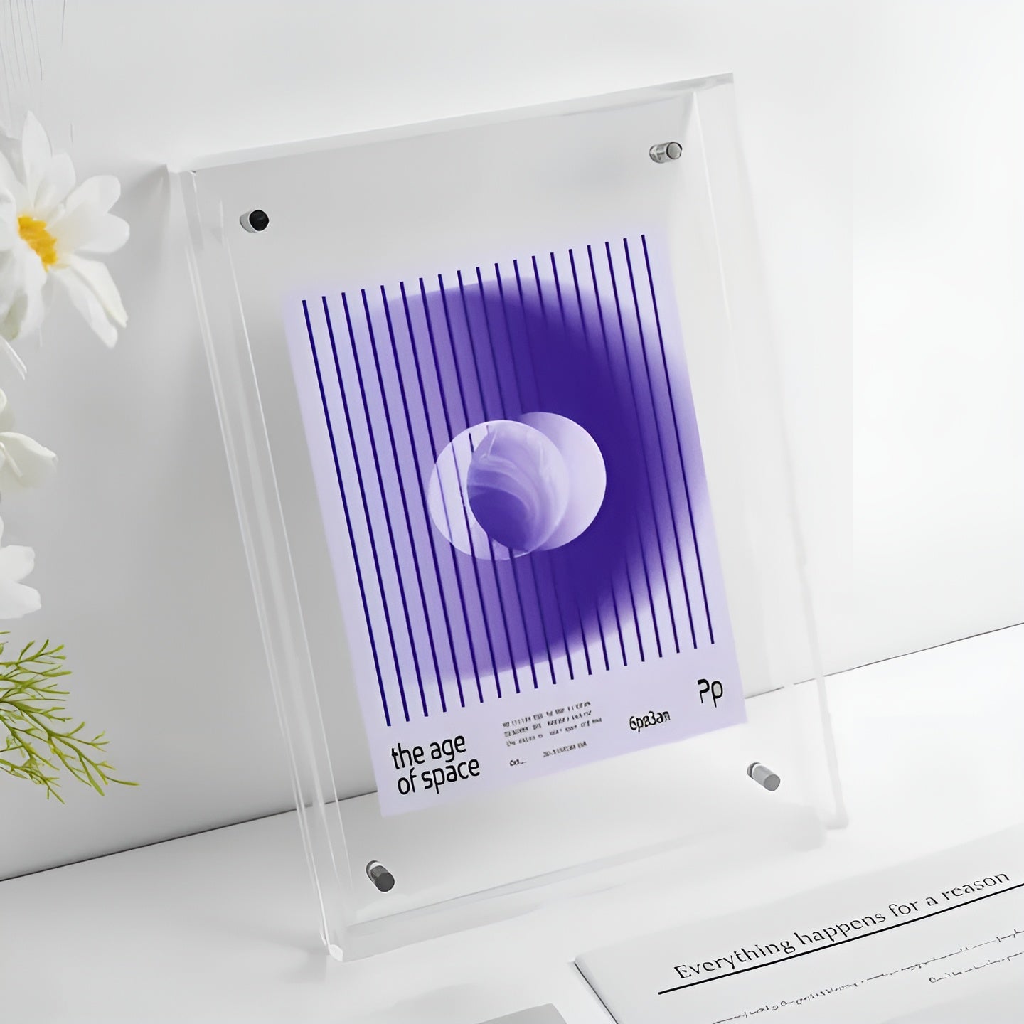 Neon Bilderamme i Akryl – Lysende og Stilfull | Retro Dekor i 80 Tallsdesign