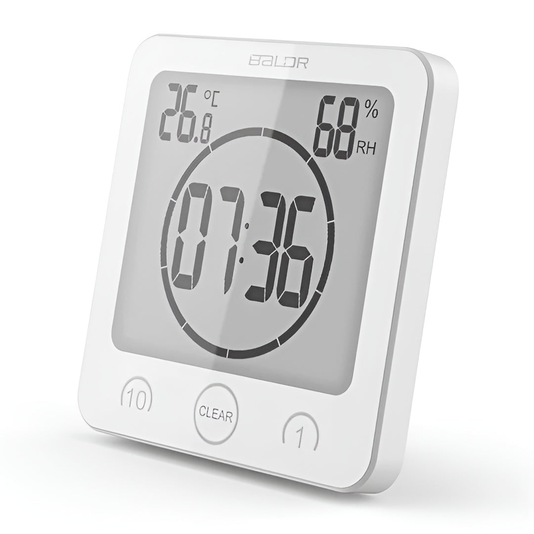Vanntett Dusjklokke – Praktisk Timer | Perfekt for Badet