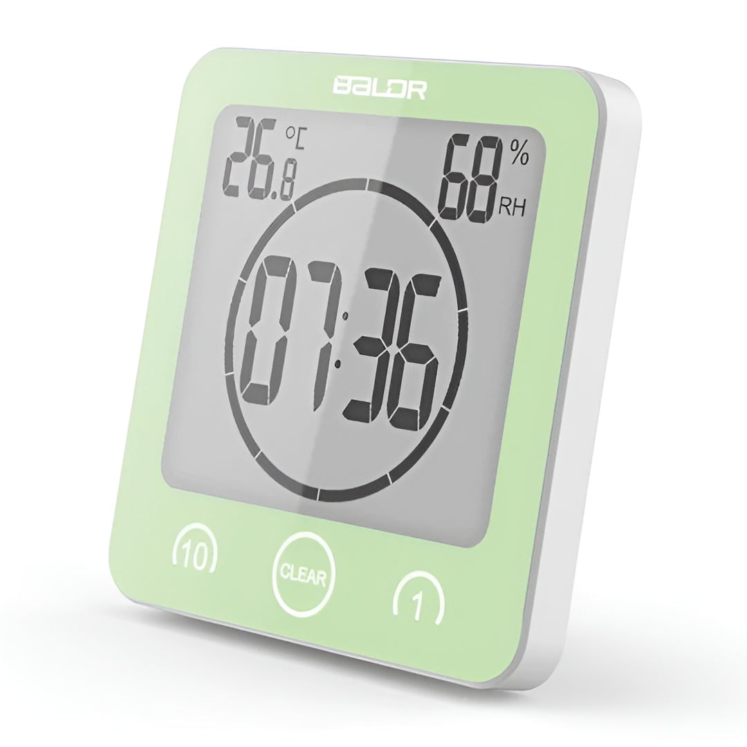 Vanntett Dusjklokke – Praktisk Timer | Perfekt for Badet