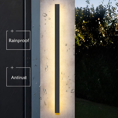 LED utendørslampe i aluminium – Stilren og Vanntett | Perfekt for Terrasse Inngang og Stue - Lysarmaturer for vegg