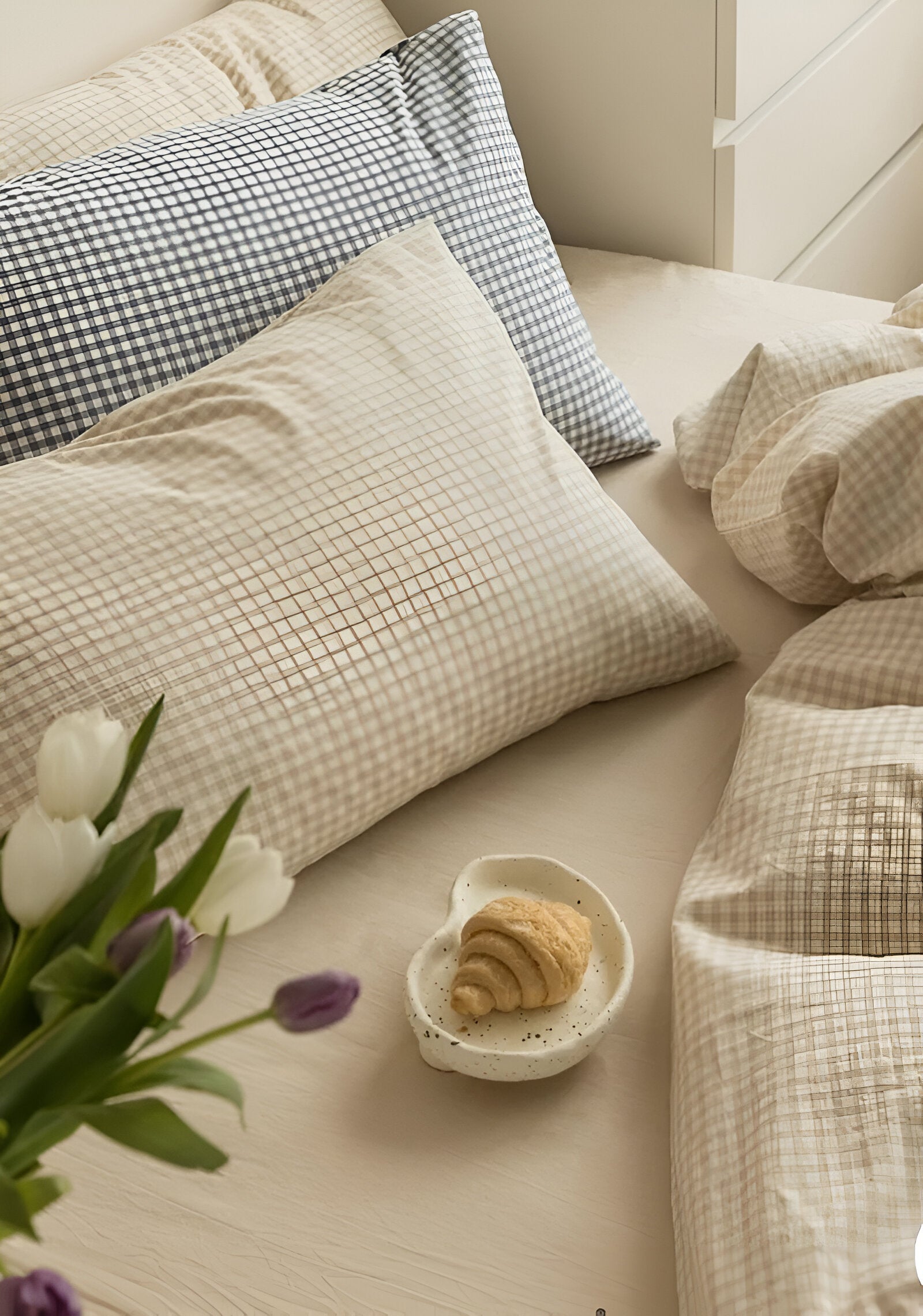 Bilde av Tundrik – Bomull Gingham Dynesett fra Velisse
