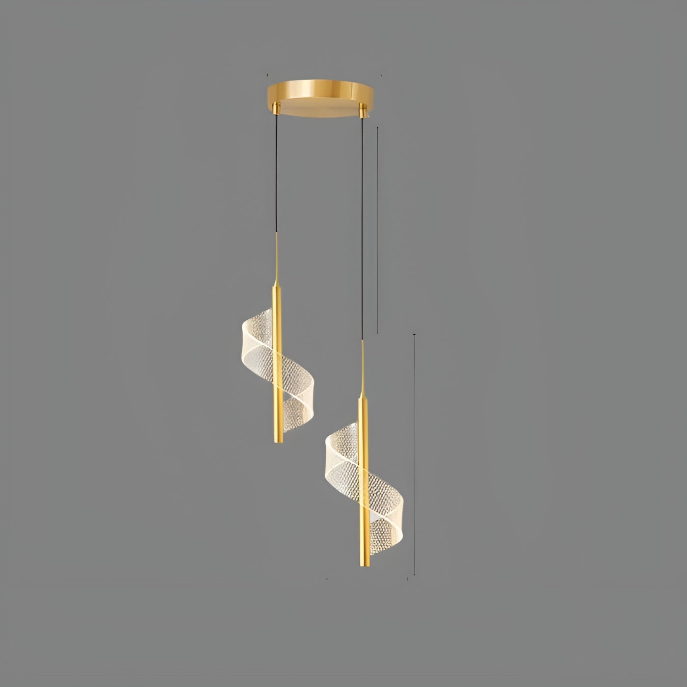 Moderne Taklampe – Skandinavisk Design med Akrylskjerm | Perfekt for Stue og Soverom