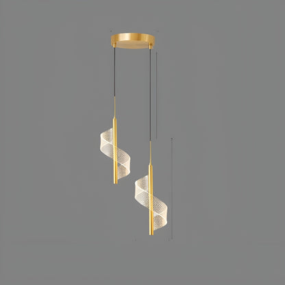 Moderne Taklampe – Skandinavisk Design med Akrylskjerm | Perfekt for Stue og Soverom