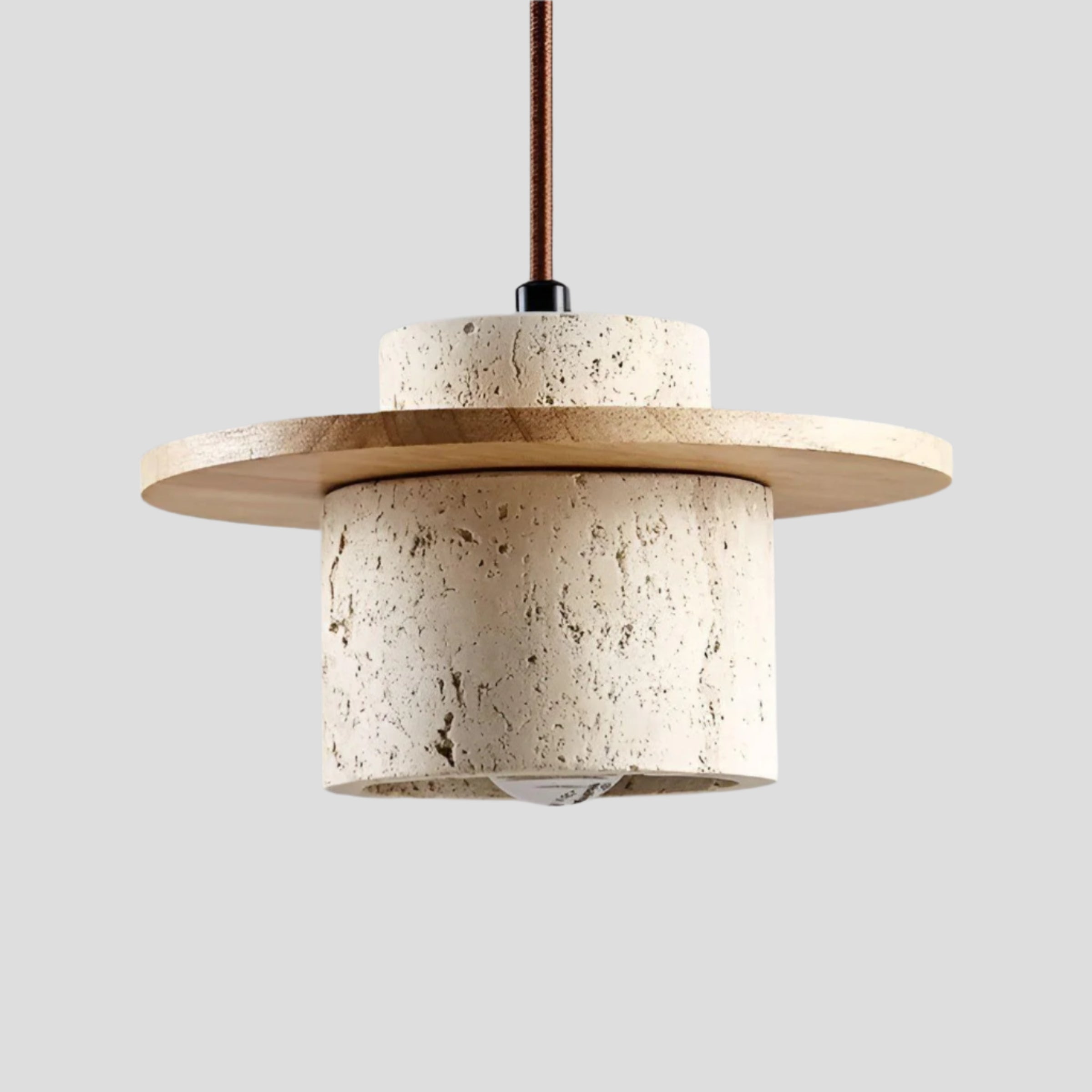 Bilde av Hikari Wabi - Moderne Wabi-Sabi-Grottelampe Laget Av Naturstein fra Velisse