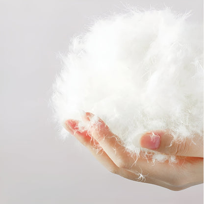 Daunenkissen mit Gänsedaunen – Luxuriös weich und hypoallergen | 100% Baumwolle mit optimaler Nackenstütze - Puter