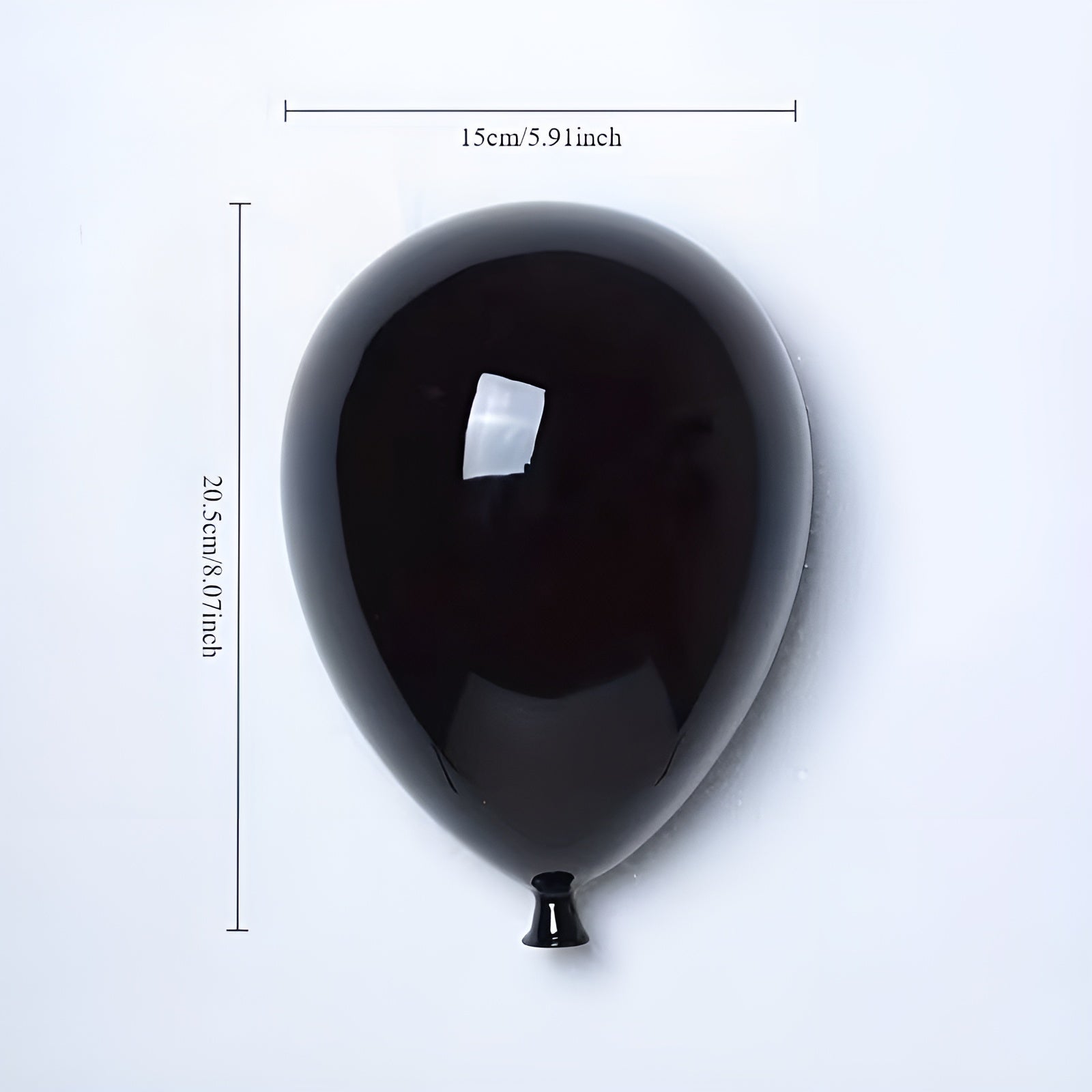 Keramisk Ballong Veggdekorasjon – Moderne og Dekorativ | Stilfull Hjemmedekor for Stue og Soverom