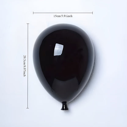 Keramisk Ballong Veggdekorasjon – Moderne og Dekorativ | Stilfull Hjemmedekor for Stue og Soverom
