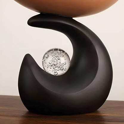 Organiseringsbrett Laget Av Syntetisk Harpiks – Moderne Bølgedesign | Stilig Oppbevaring For Nøkler, Briller Og Smykker