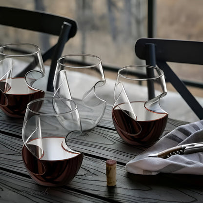 Vinglass i Borosilikatglass – Elegant Design | Perfekt for Vin og Spesielle Anledninger