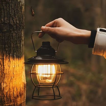 NordLys – Campinglampe i LED, Oppladbar og Bærbar