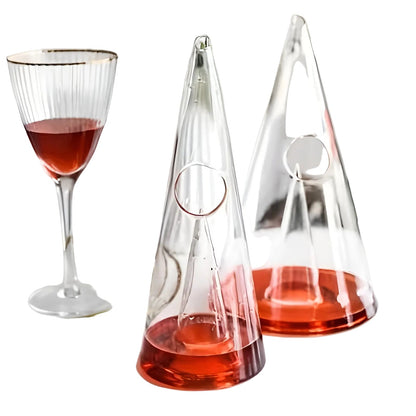 Vinkaraffel I Glass – Stilig Og Elegant | Perfekt Til Å Lufte Rødvin Ved Middager Og Fester