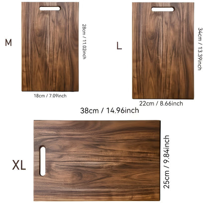 Schneidebrett-Set aus Massivholz (3-teilig) – Robust und Messerschonend | 3 Größen, Natürlich und Plastikfrei