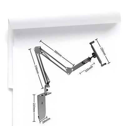 Bedmate Roterbar Enhetsholder – 360° Justerbar For Smarttelefon Og Nettbrett