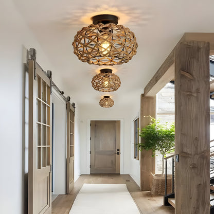 Vardal - Taklampe I Hampetau Og Kystinspirert Design