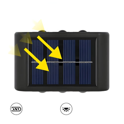 Bilde av Hekkbo - Vanntett Solceller LED Opp og Ned Vegglampe fra Velisse