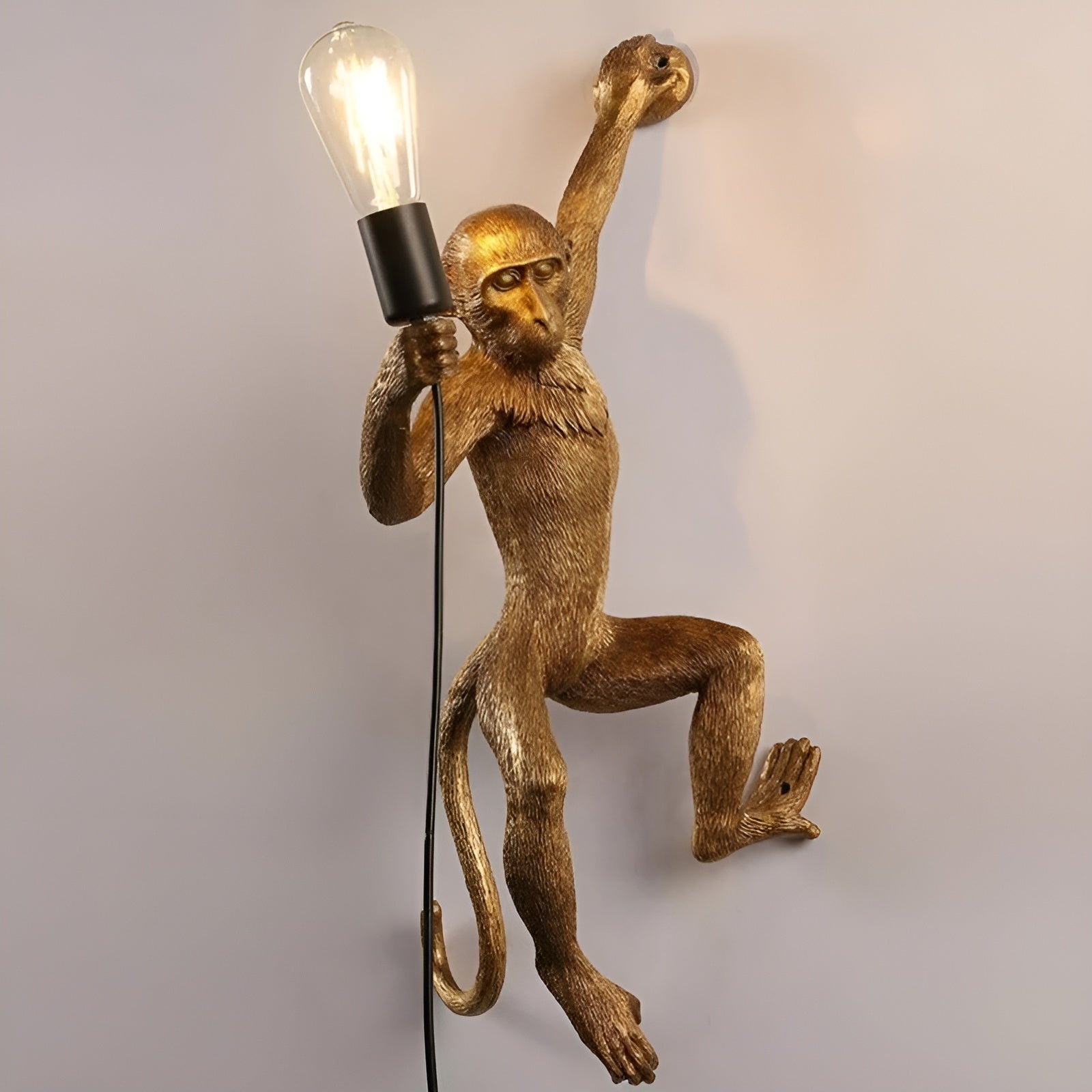 Vegglampe i Ape-design – Kreativ og Dekorativ | LED-lys for Koselig Hjem