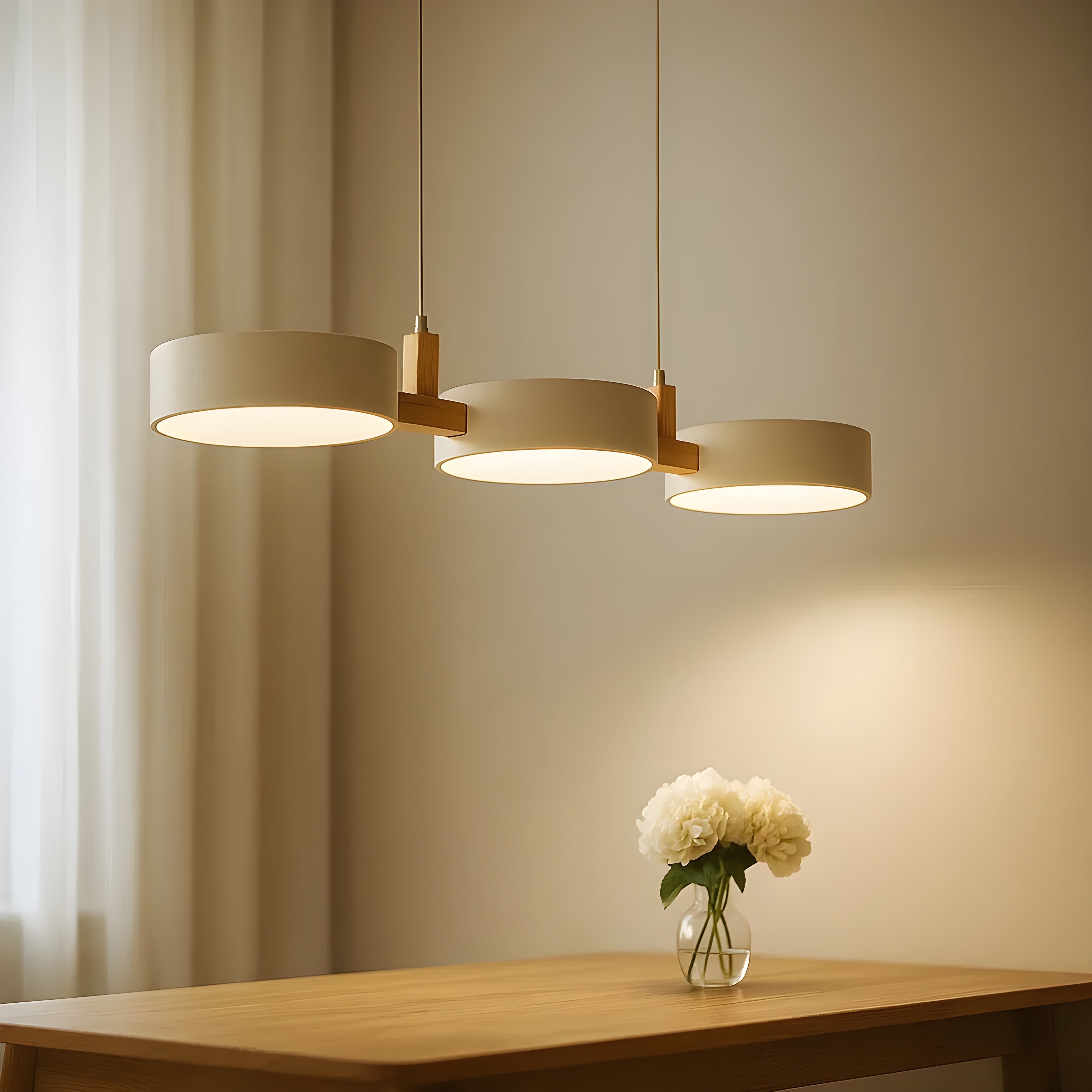 LED Taklampe over Spisebord – 3 Lys og Dimmbar | Moderne og Elegant Design for Spisestue