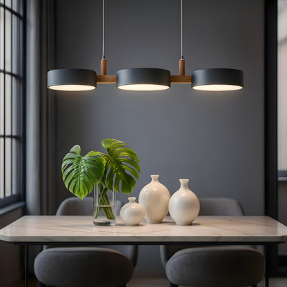 LED Taklampe over Spisebord – 3 Lys og Dimmbar | Moderne og Elegant Design for Spisestue