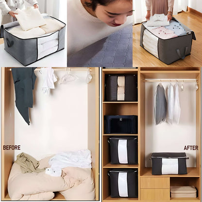 Iselys -  Sammenleggbar Klesorganiser I Stoff