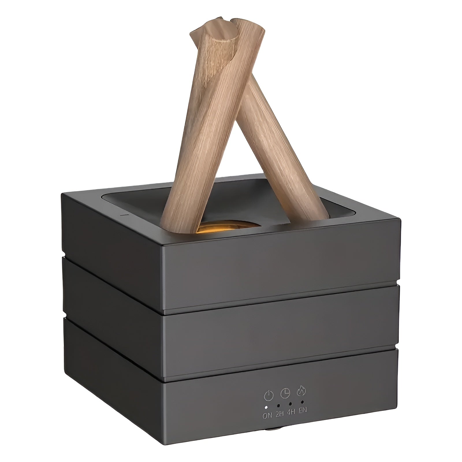 Aroma Diffuser med Flammeeffekt – Luftfukter & LED Stemningslys | Beroligende og Dekorativ for Hjemmet