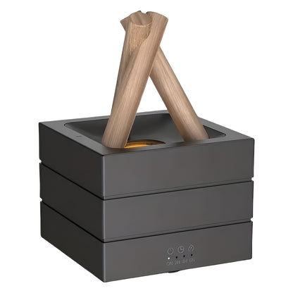 Aroma Diffuser med Flammeeffekt – Luftfukter & LED Stemningslys | Beroligende og Dekorativ for Hjemmet
