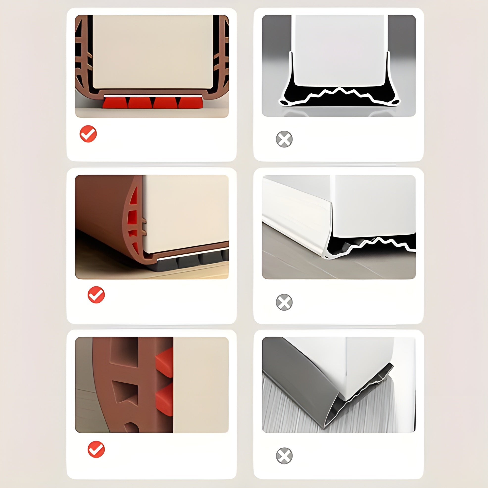 Dørpakninger I Polyester – Justerbare Og Trekkfrie | Ideelle For Beskyttelse Mot Kulde Og Vind