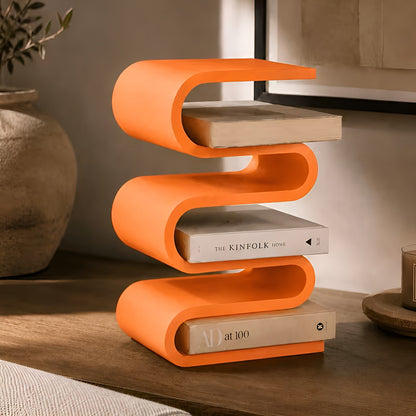 Skulpturell Bokholder – Moderne 3D-printet Design | Stilfull Dekor til Skrivebord og Hylle