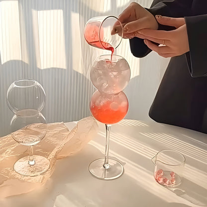 Glassbeger i Kugleform – Elegant og Dekorativt 2-Pakning | Perfekt til Hjem og Fest - 2