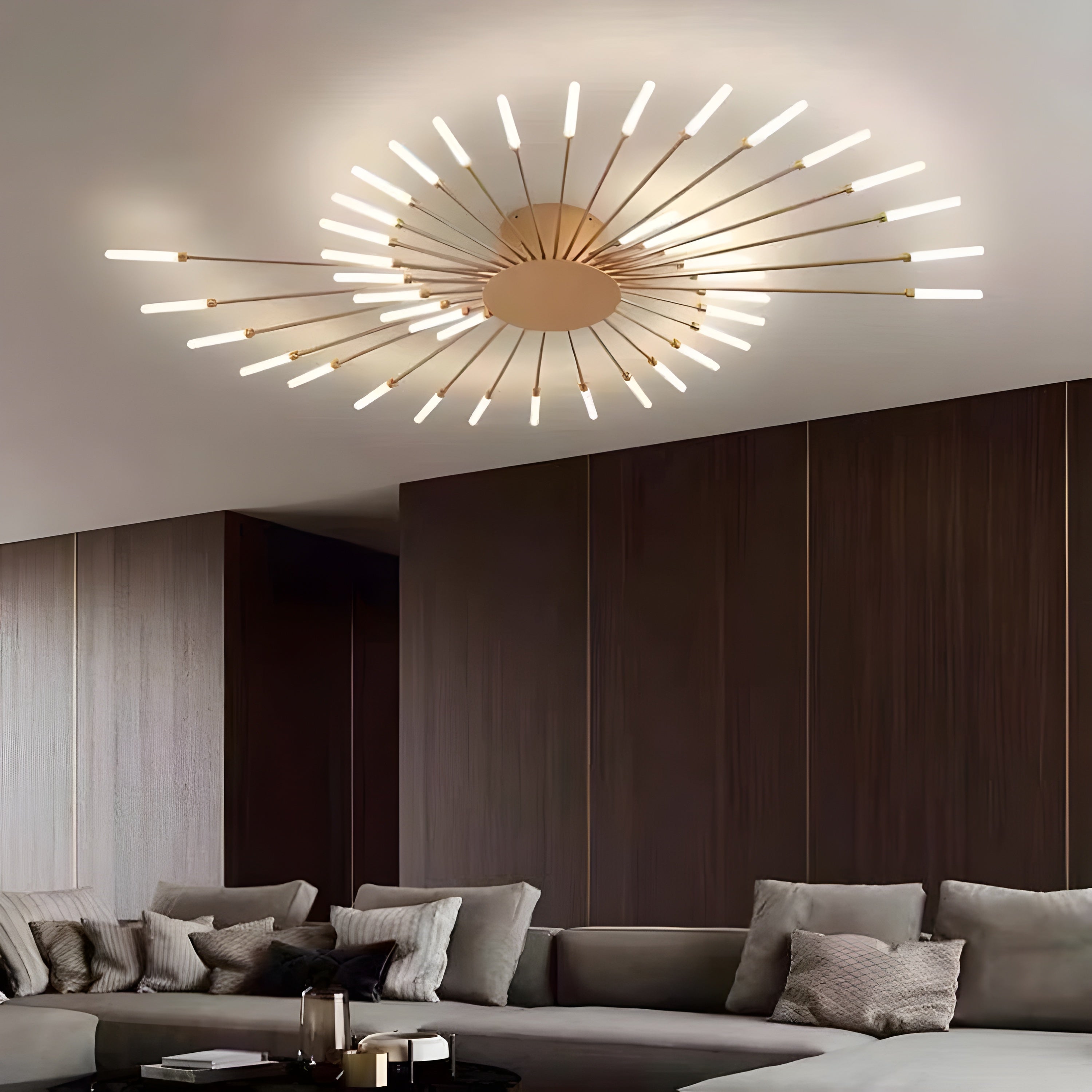 LED Taklampe – Moderne og Stilren | Perfekt for Stue og Oppholdsrom