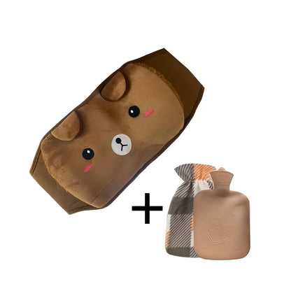 Varmtvannsflaske for Midje og Rygg – Avslappende og Lindrende Varme | Gjenbrukbar og Enkel å Bruke